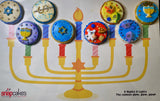 Hanukkah GLOW Cookie Kit - 8 Sugar Cookies