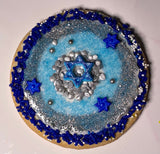 Hanukkah METALLIC Cookie Kit - 8 Sugar Cookies