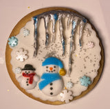 Christmas METALLIC Cookie Kit - 6 Sugar Cookies