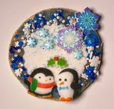 Christmas METALLIC Cookie Kit - 6 Sugar Cookies