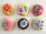Under the Sea Cookie Kit - 6 sugar cookies