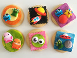 Alien Invasion Cookie Kit - 6 Sugar Cookies