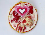 Love Letter Chocolate-y Cookie Kit - 6 sugar cookies