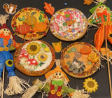 Fall Cookie Kit - 6 Sugar Cookies - Metallic Paint!