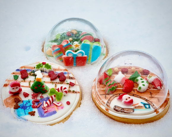 Kit de biscuits pour boules de neige de Noël