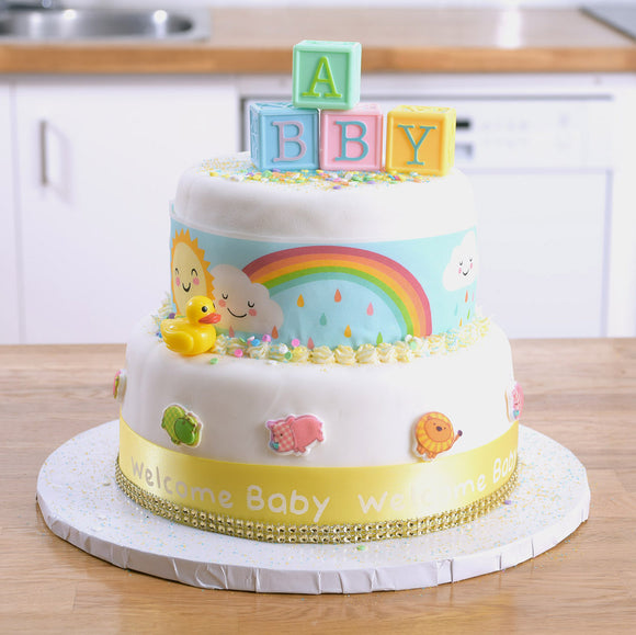 Kit de gâteaux à 2 étages « Baby Safari »