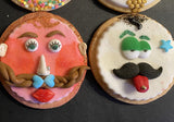 Mustache - Minis - 2 Cookies