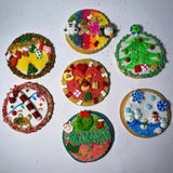 Kit de biscuits de Noël « GLOW » - 6 biscuits au sucre