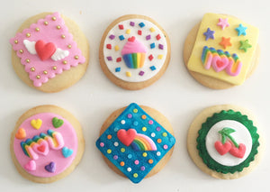 True Love's Kiss Cookie Kit - 6 Sugar Cookies