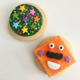 Amazingly Funny Faces Loot Bag Kit - 2 Sugar Cookies