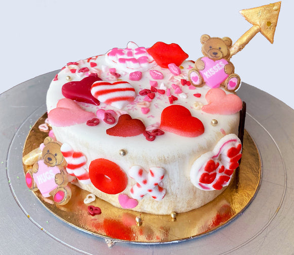Kit gâteau surprise « Sprinkles » de lettre d'amour